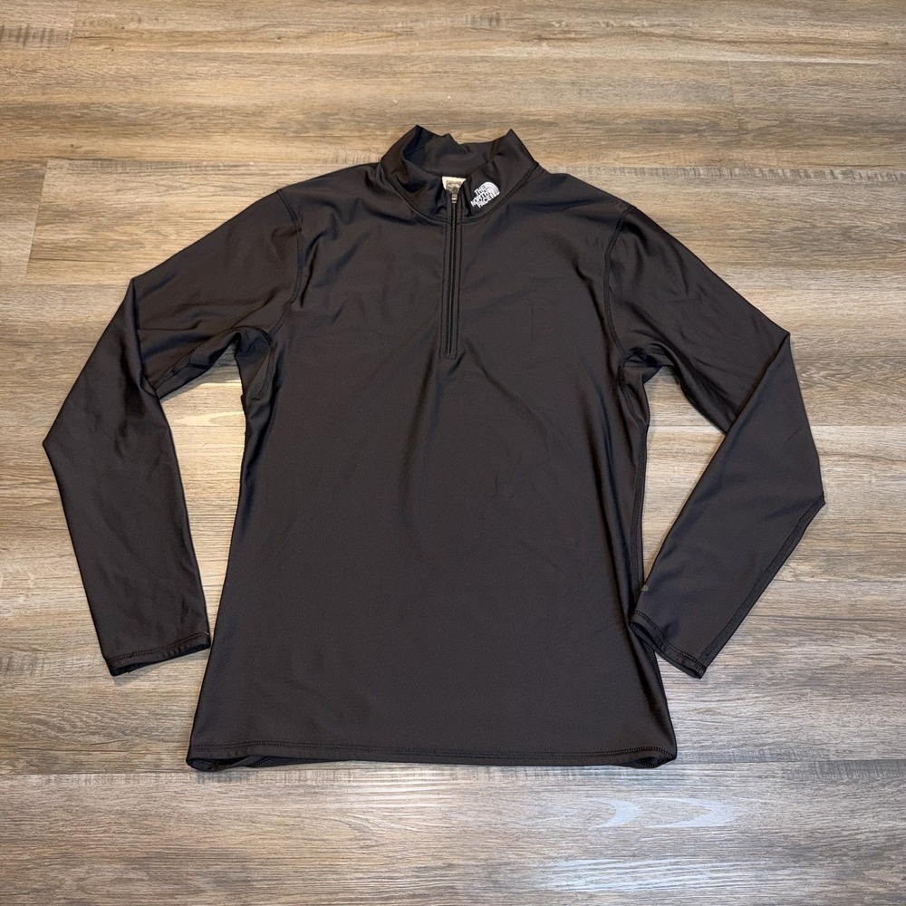 The North Face Shirt Mens XL Long-Sleeve 1/4 Zip Performance Pullover Mock Neck
